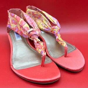 Jennifer Lopez Senga Print Women’s Sandals Sz 7 Md